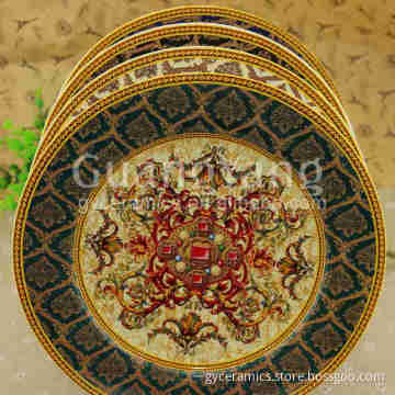 Fashionable Design Porcelain Ceramic Plate Printing